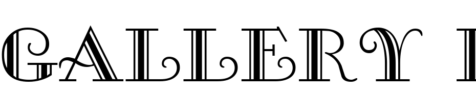 Gallery Regular Font Download Free