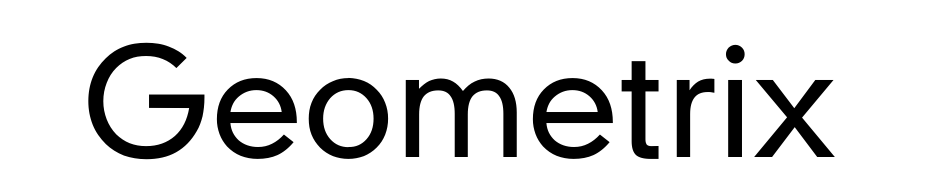 Geometrix Font Download Free