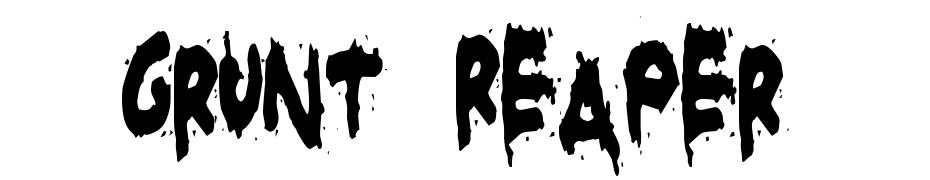 Grunt Reaper Font Download Free