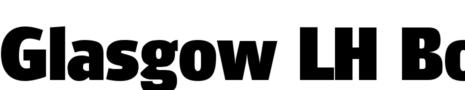 Glasgow LH Bold DB cкачати шрифт безкоштовно
