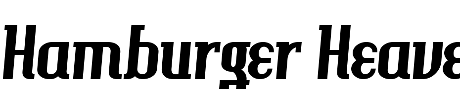 Hamburger Heaven Font Download Free