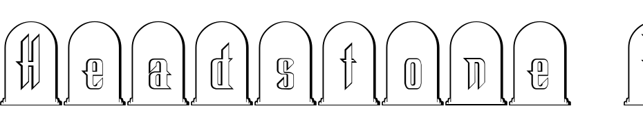 Headstone Regular Font Download Free