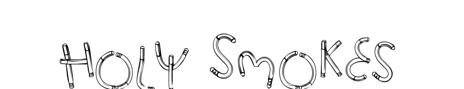 Holy Smokes Font Download Free