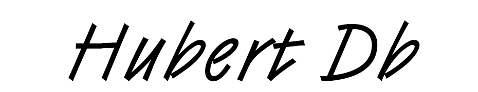 Hubert Db Font Download Free