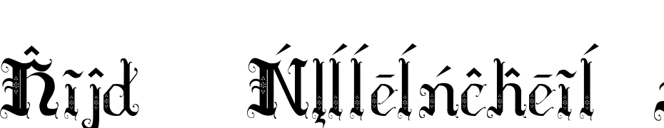 Hilda Sonnenschein Extra Characters Font Download Free