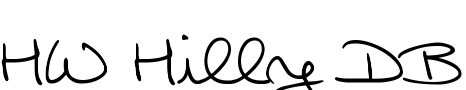 HW Hilly DB Font Download Free