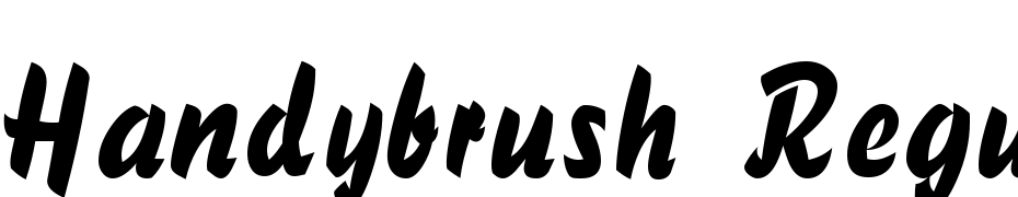 Handybrush Regular Font Download Free