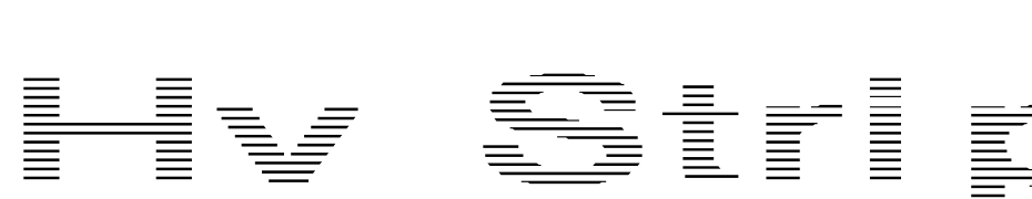 Hv Stripe Extra Bold Ex Font Download Free