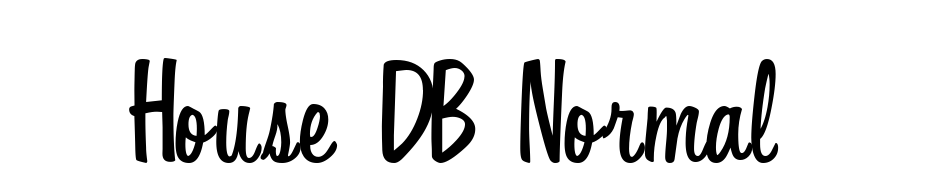 House DB Normal Font Download Free