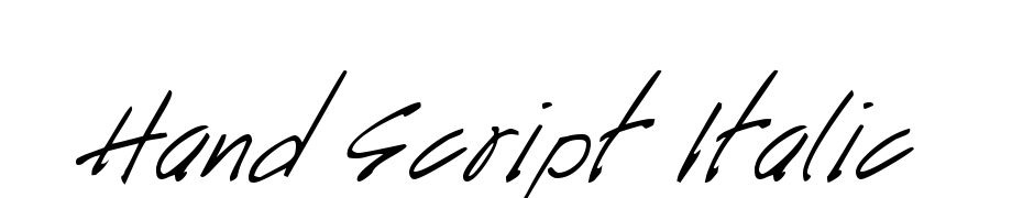 Hand Script Italic Font Download Free