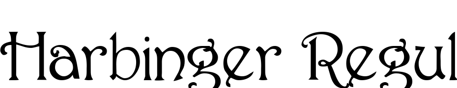 Harbinger Regular Font Download Free