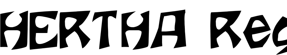 HERTHA Regular Font Download Free