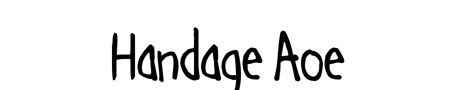 Handage AOE Font Download Free