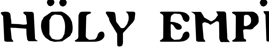 Holy Empire Font Download Free