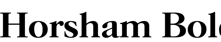 Horsham Bold Font Download Free