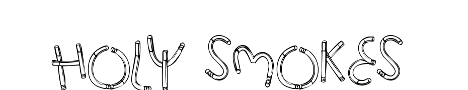 Holy Smokes Font Download Free