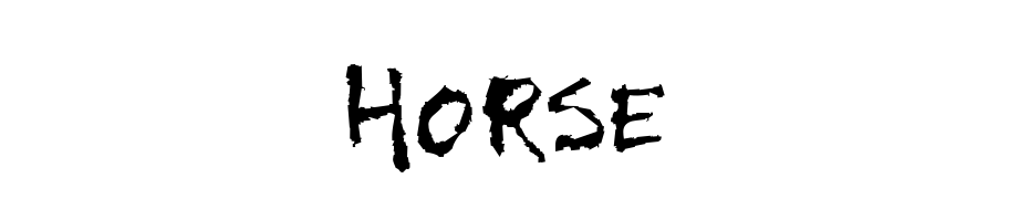 Horse Fuente Descargar Gratis