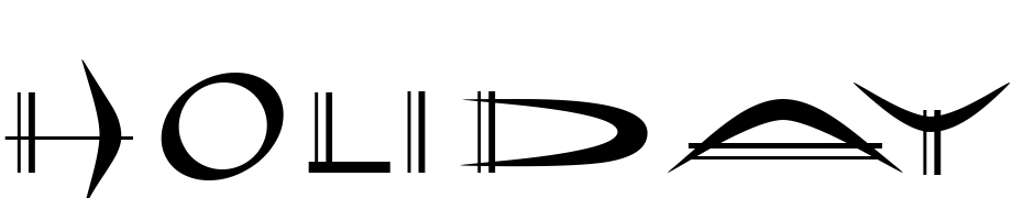 Holiday Hardcore Bold Font Download Free