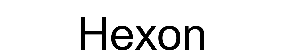 Hexon Font Download Free