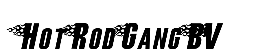 Hot Rod Gang BV Font Download Free