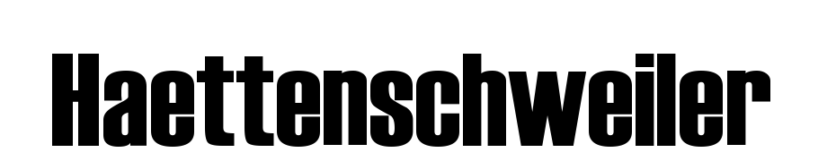 Haettenschweiler Font Download Free