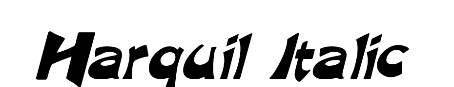 Harquil Italic Font Download Free