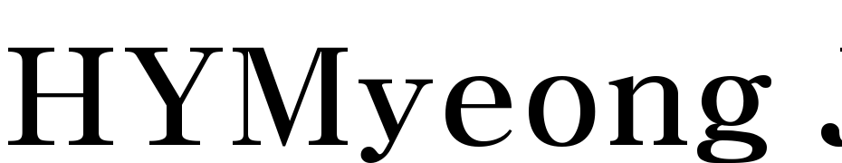 HYMyeong Jo Extra cкачати шрифт безкоштовно