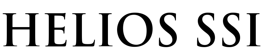 Helios SSi Bold Font Download Free
