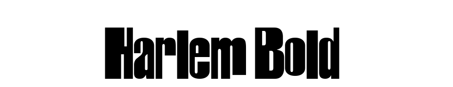 Harlem Bold Font Download Free