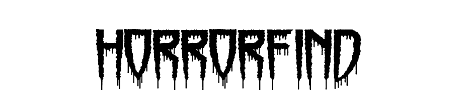 Horrorfind Font Download Free