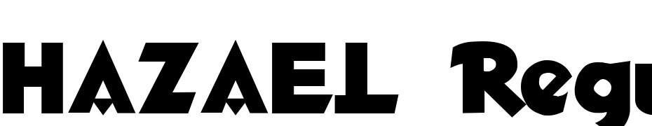HAZAEL Regular Font Download Free