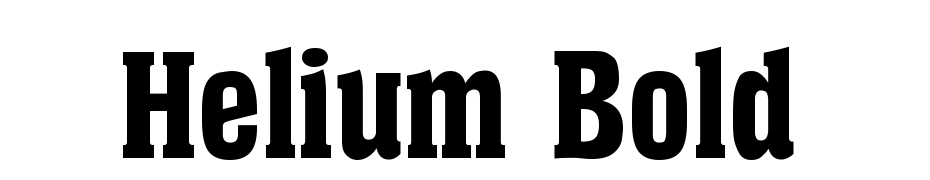 Helium Bold Font Download Free