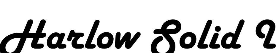 Harlow Solid Italic Italic cкачати шрифт безкоштовно