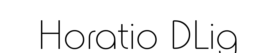Horatio DLig Font Download Free