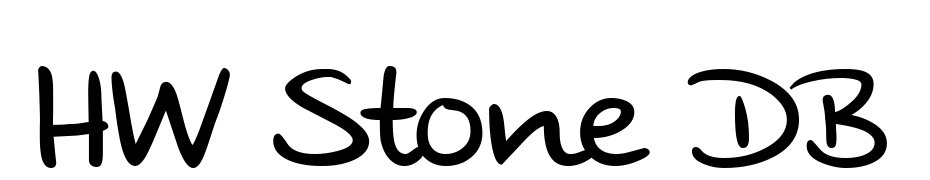 HW Stone DB Font Download Free