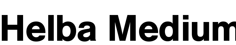Helba Med DB Bold Font Download Free