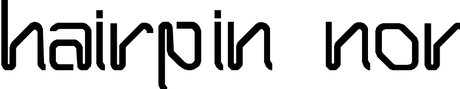 Hairpin Normal Font Download Free
