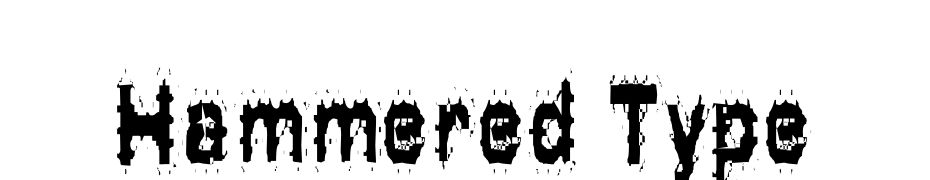Hammered Type Font Download Free
