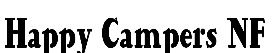 Happy Campers NF Font Download Free
