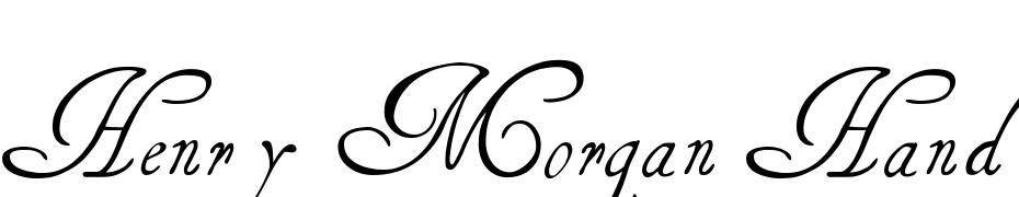 Henry Morgan Hand Font Download Free