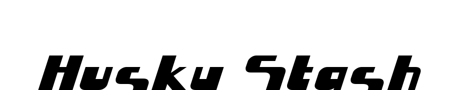 Husky Stash Font Download Free