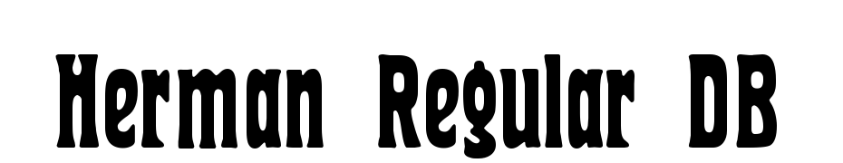 Herman Regular DB Font Download Free