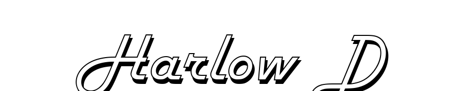 Harlow D Font Download Free