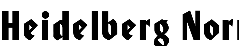 Heidelberg Normal Font Download Free
