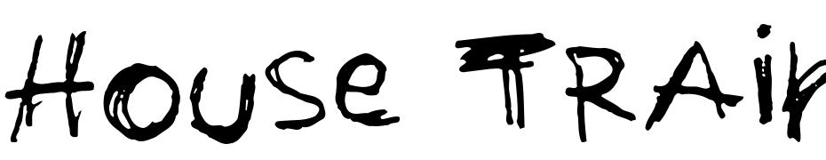 House Trained Font Download Free