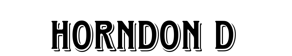 Horndon D Font Download Free