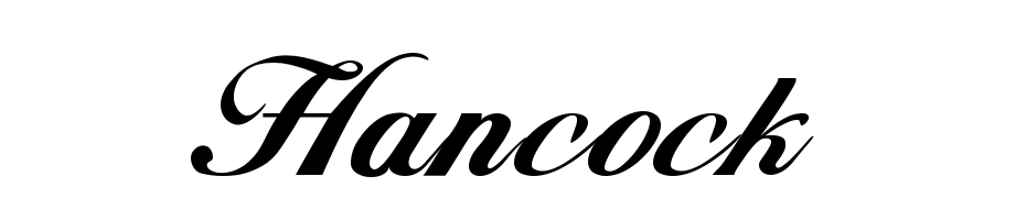 Hancock Yazı tipi ücretsiz indir
