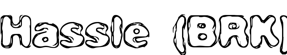 Hassle (BRK) Font Download Free