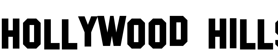 Hollywood Hills Font Download Free