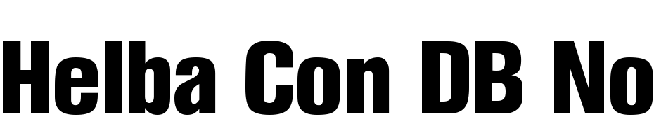 Helba Con DB Normal Font Download Free